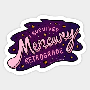 Mercury Retrograde Sticker